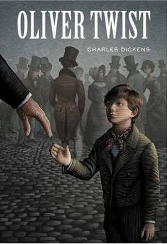 
Charles Dickins Oliver Twist book cover
